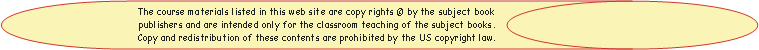 Flowchart: Direct Access Storage: The course materials listed in this web site are copy rights � by the subject book publishers and are intended only for the classroom teaching of the subject books. Copy and redistribution of these contents are prohibited by the US copyright law.