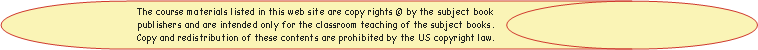 Flowchart: Direct Access Storage: The course materials listed in this web site are copy rights by the subject book publishers and are intended only for the classroom teaching of the subject books. Copy and redistribution of these contents are prohibited by the US copyright law.